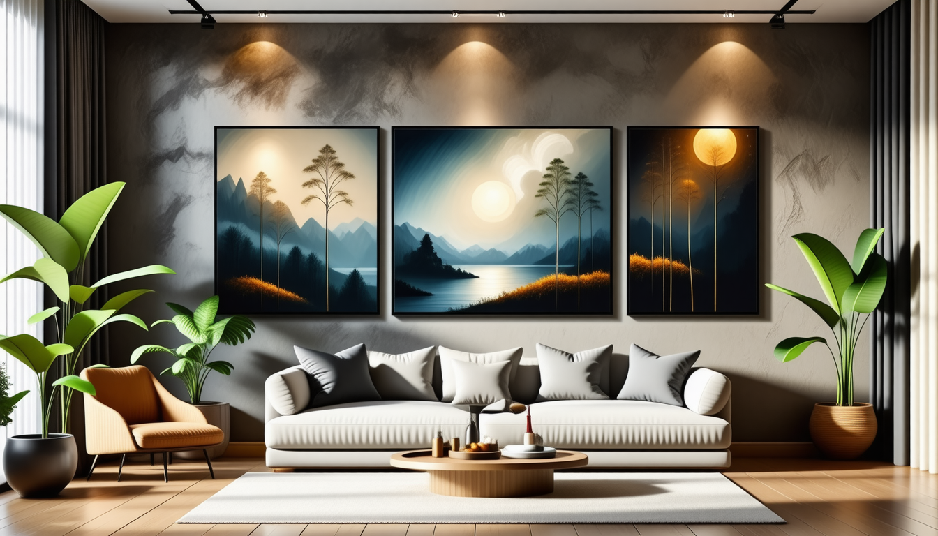 Peintures décoratives : L'art des effets tendance et des finitions modernes